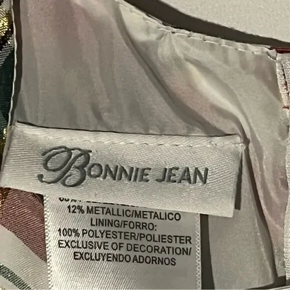 Kid's Bonnie Jean Plaid Holiday Party Dress - Picture 10 of 10